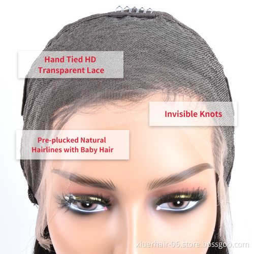 200 Density Hd Lace Wig Unprocessed Pre Plucked Raw Virgin Hair 13X4 Curly Lace Front Wigs Human Hair Afro Kinky Curly Wig